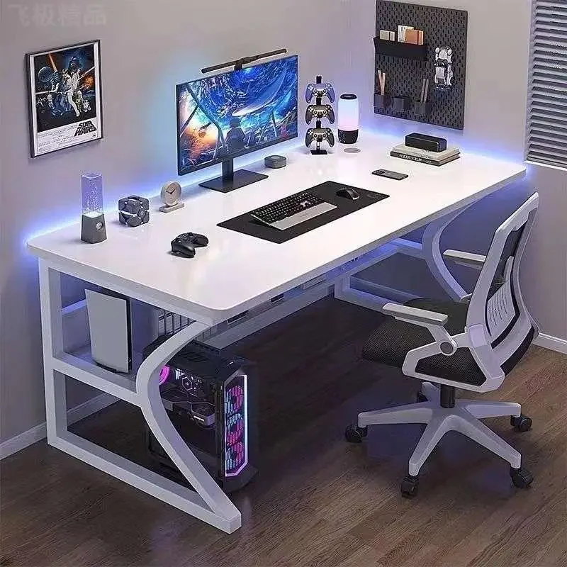Q Minimalist Console Computer  - đánh giá và giá Desk Setup White