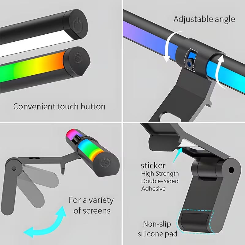 Monitor Light Bar RGB Lightbar - đánh giá và giá Desk Setup Accessories
