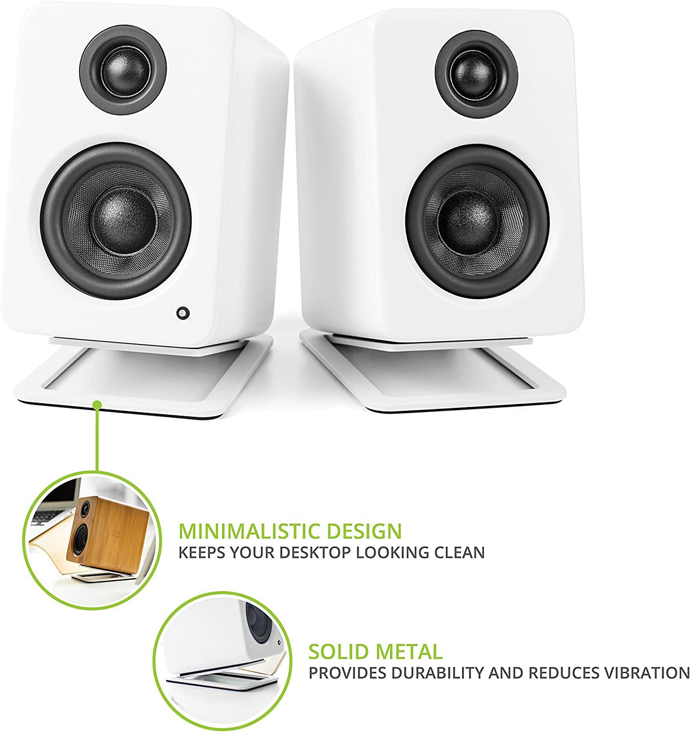 2pcs Desktop Speaker Stands fo - đánh giá và giá Speaker Desk Setup