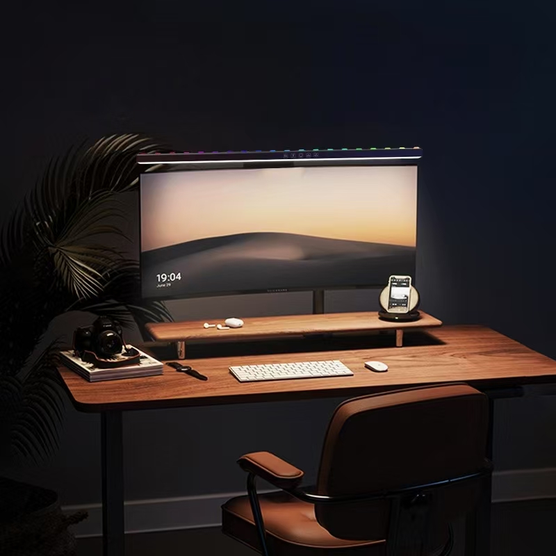 LED Monitor Light Hanging Desk - đánh giá và giá Desk Setup For Studying
