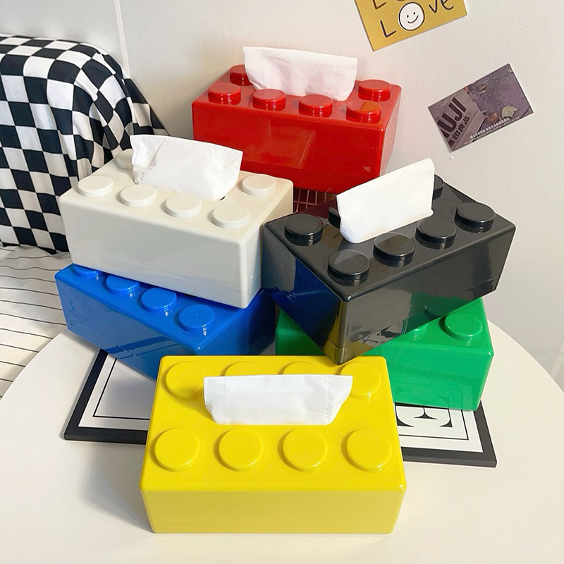 Building Block Shaped Tissue B - đánh giá và giá Desk Setup Developer
