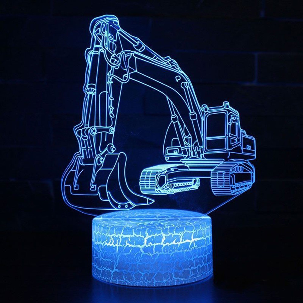 Construction Theme Excavator D - đánh giá và giá Desk Setup Game