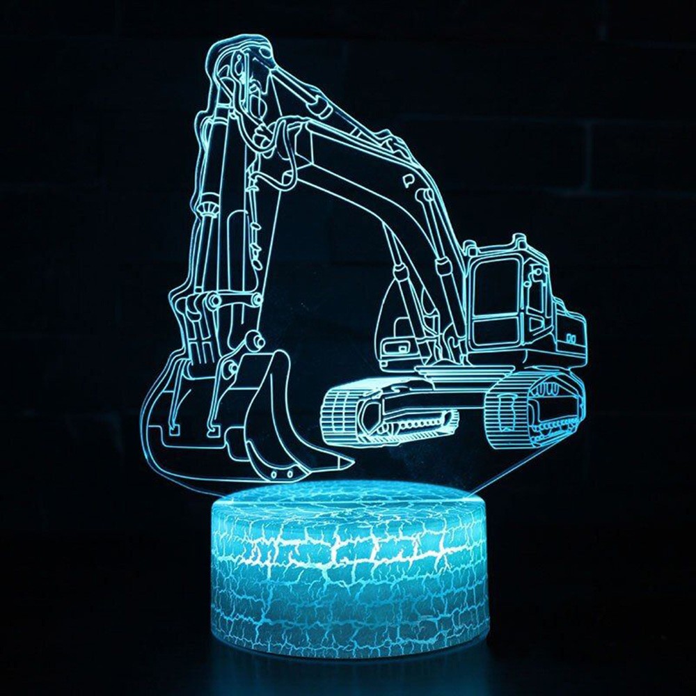 Construction Theme Excavator D - đánh giá và giá Desk Setup Game