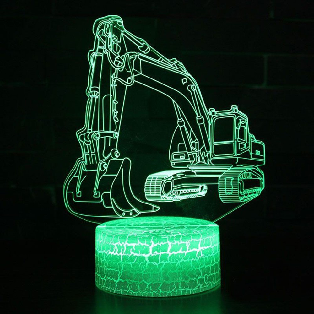 Construction Theme Excavator D - đánh giá và giá Desk Setup Game