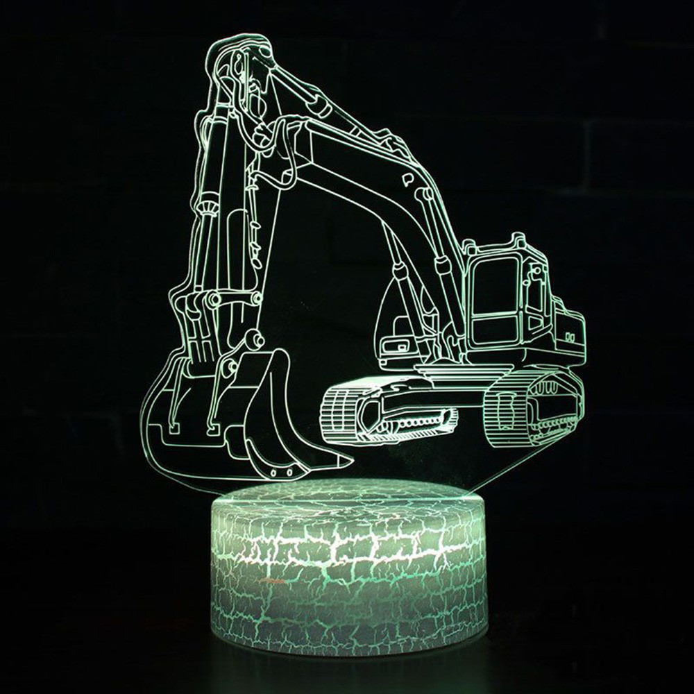 Construction Theme Excavator D - đánh giá và giá Desk Setup Game