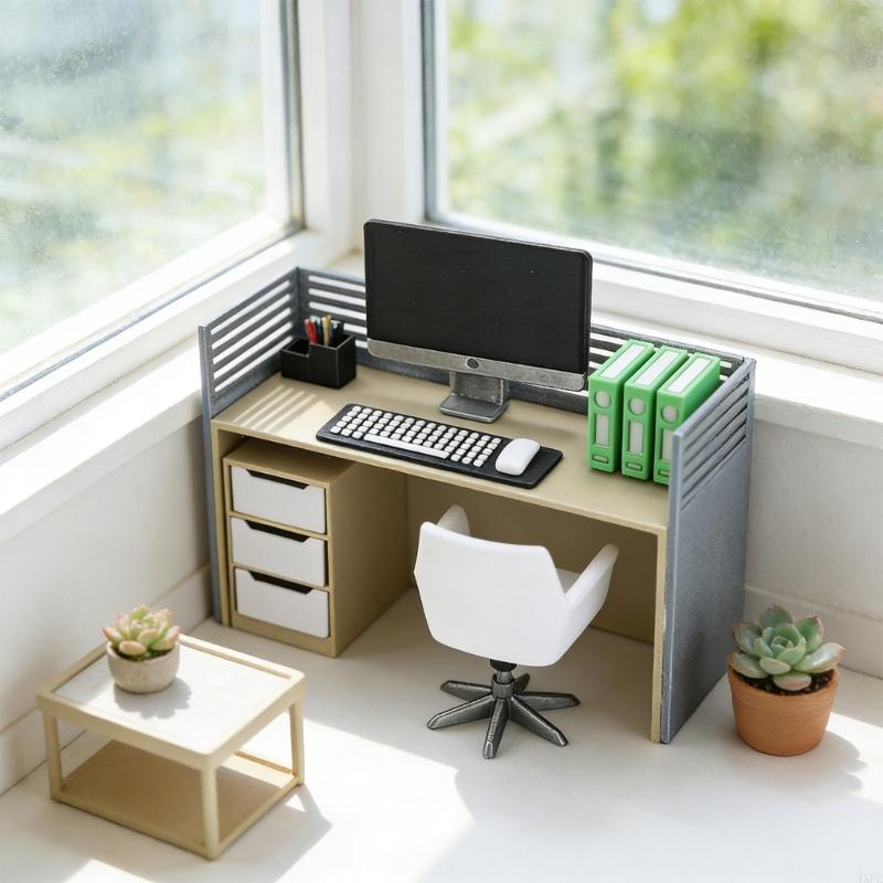 Bộ bàn làm việc thu nhỏ dành c - đánh giá và giá Desk Setup Natural