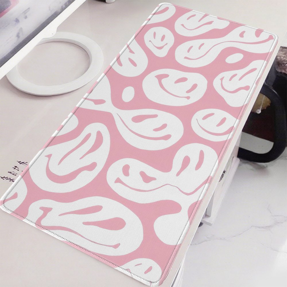 Aesthetic Pink Desk Mat Large  - đánh giá và giá Desk Setup For Studying