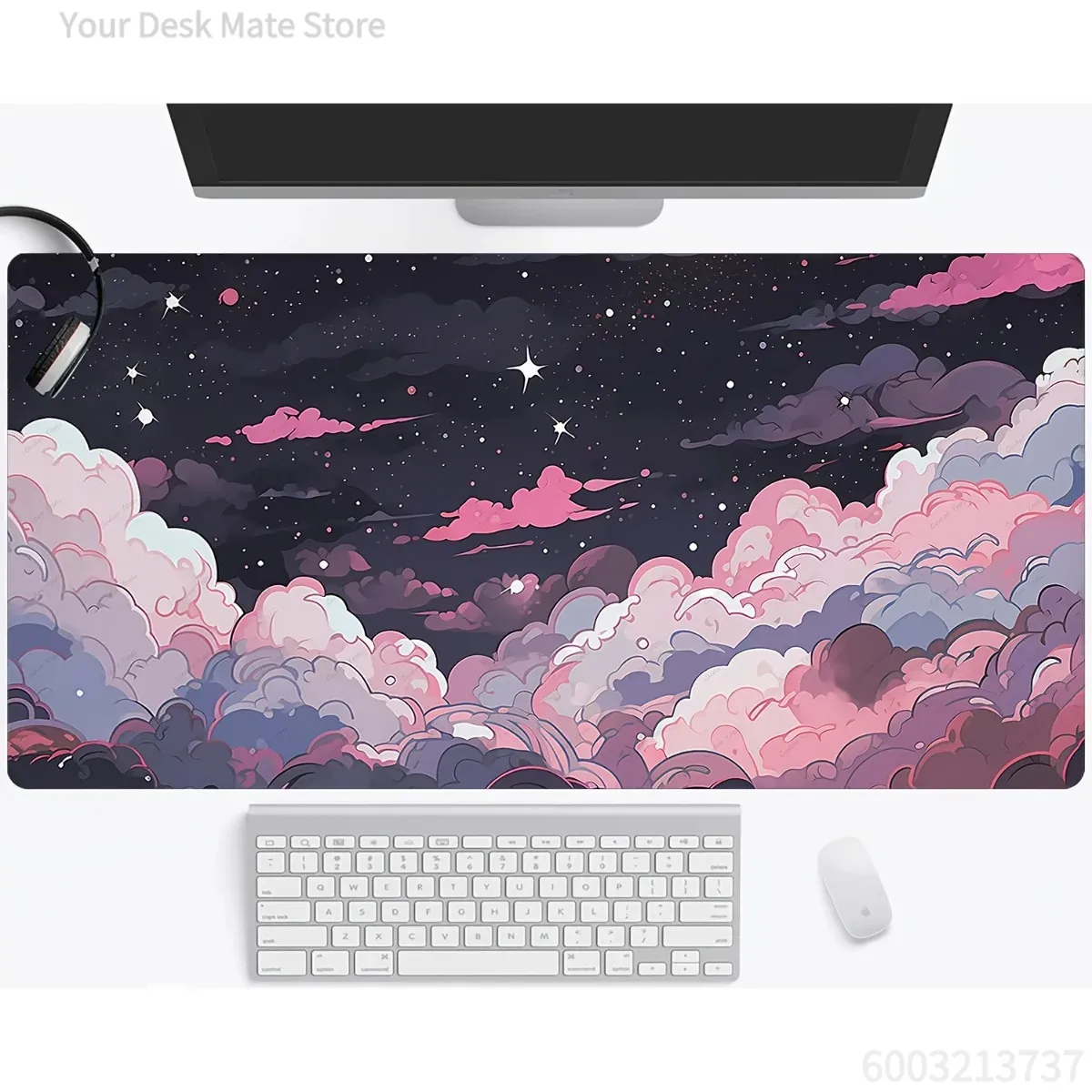 Cute Pink Purple Anime Rubber  - đánh giá và giá Desk Setup Anime