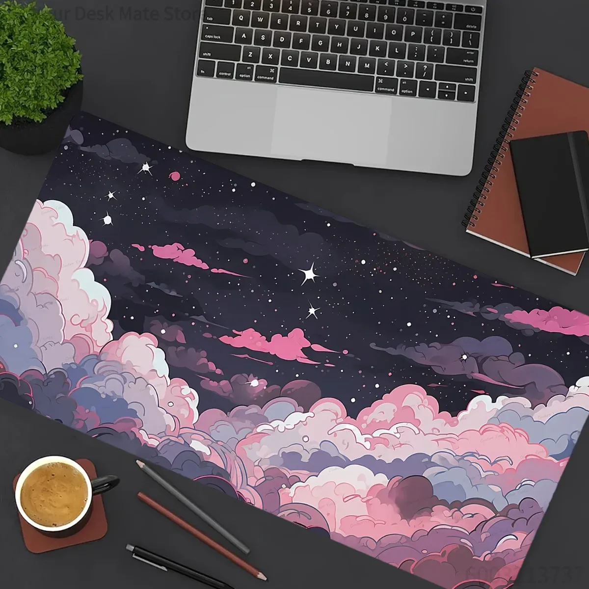 Cute Pink Purple Anime Rubber  - đánh giá và giá Desk Setup Anime