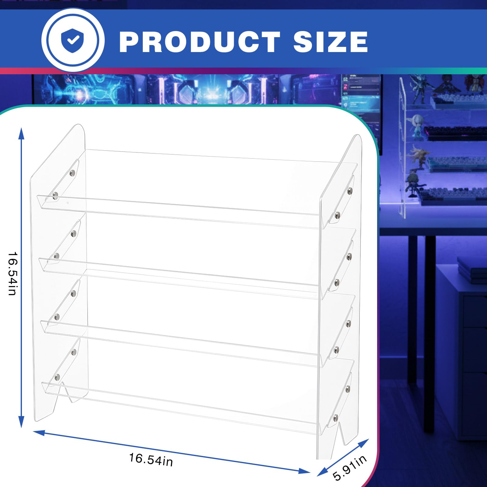 Acrylic Keyboard Display Stand - đánh giá và giá Desk Setup Tablet
