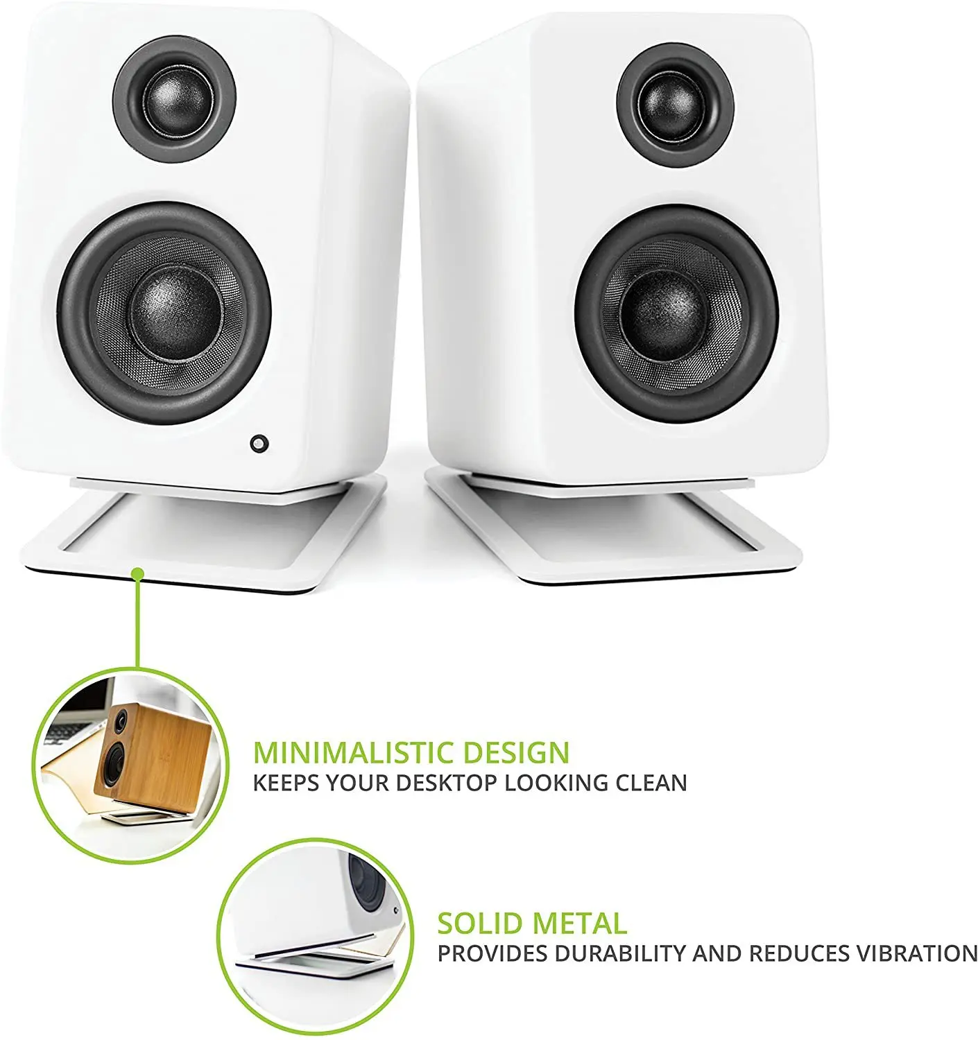 2pcs Desktop Speaker Stands fo - đánh giá và giá Speaker Desk Setup