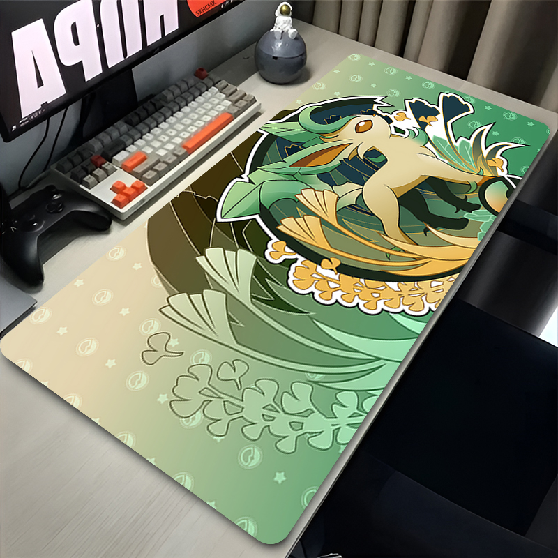 Mouse Pad Gamer P-pokemon Leaf - đánh giá và giá Desk Setup Accessories
