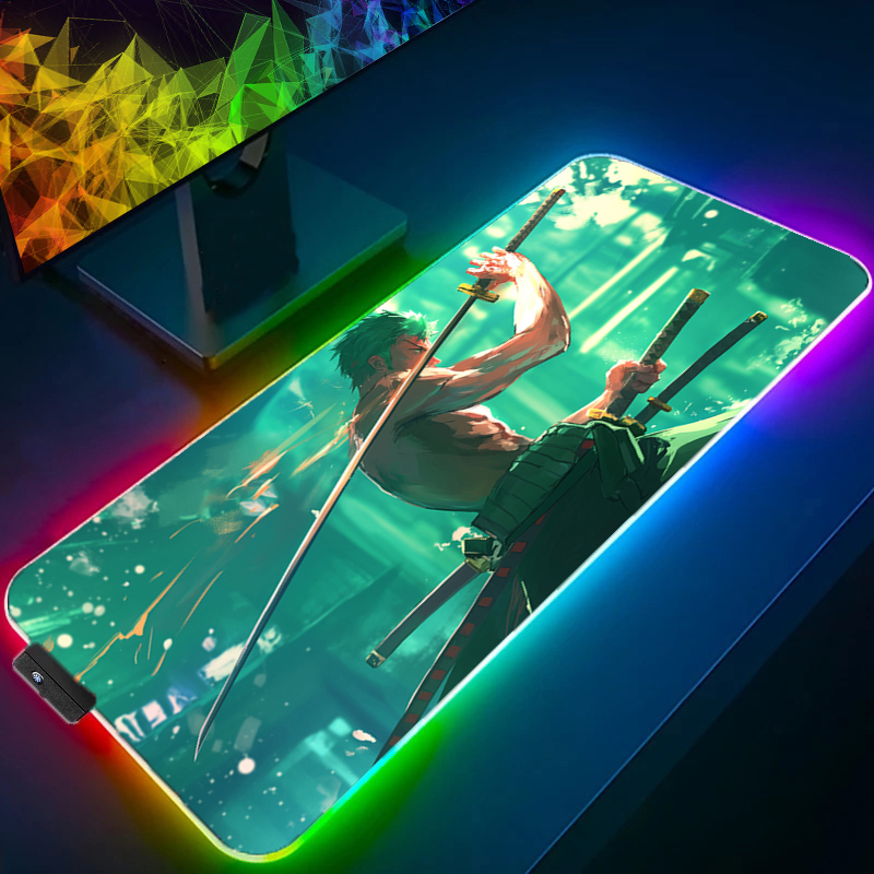 ONE PIECE Zoro Mouse Pad RGB G - đánh giá và giá Desk Setup Accessories