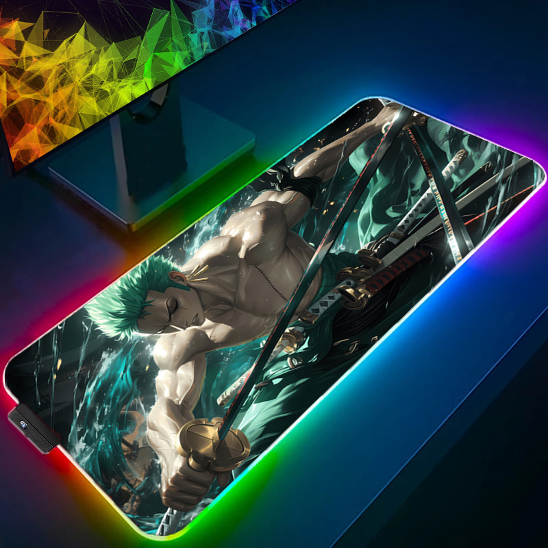 ONE PIECE Zoro Mouse Pad RGB G - đánh giá và giá Desk Setup Accessories