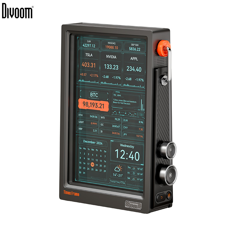 Divoom Times Frame 10.1″ Smart - đánh giá và giá Speaker Desk Setup