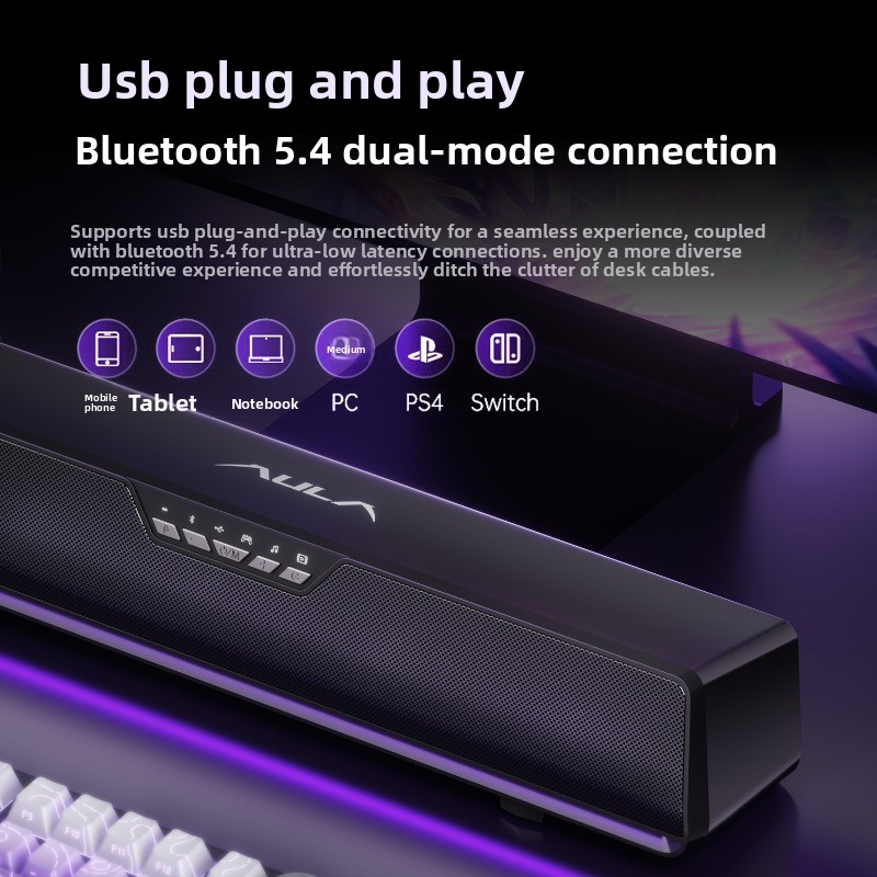 AULA GS6Pro Esports Speaker Bl - đánh giá và giá Speaker Desk Setup