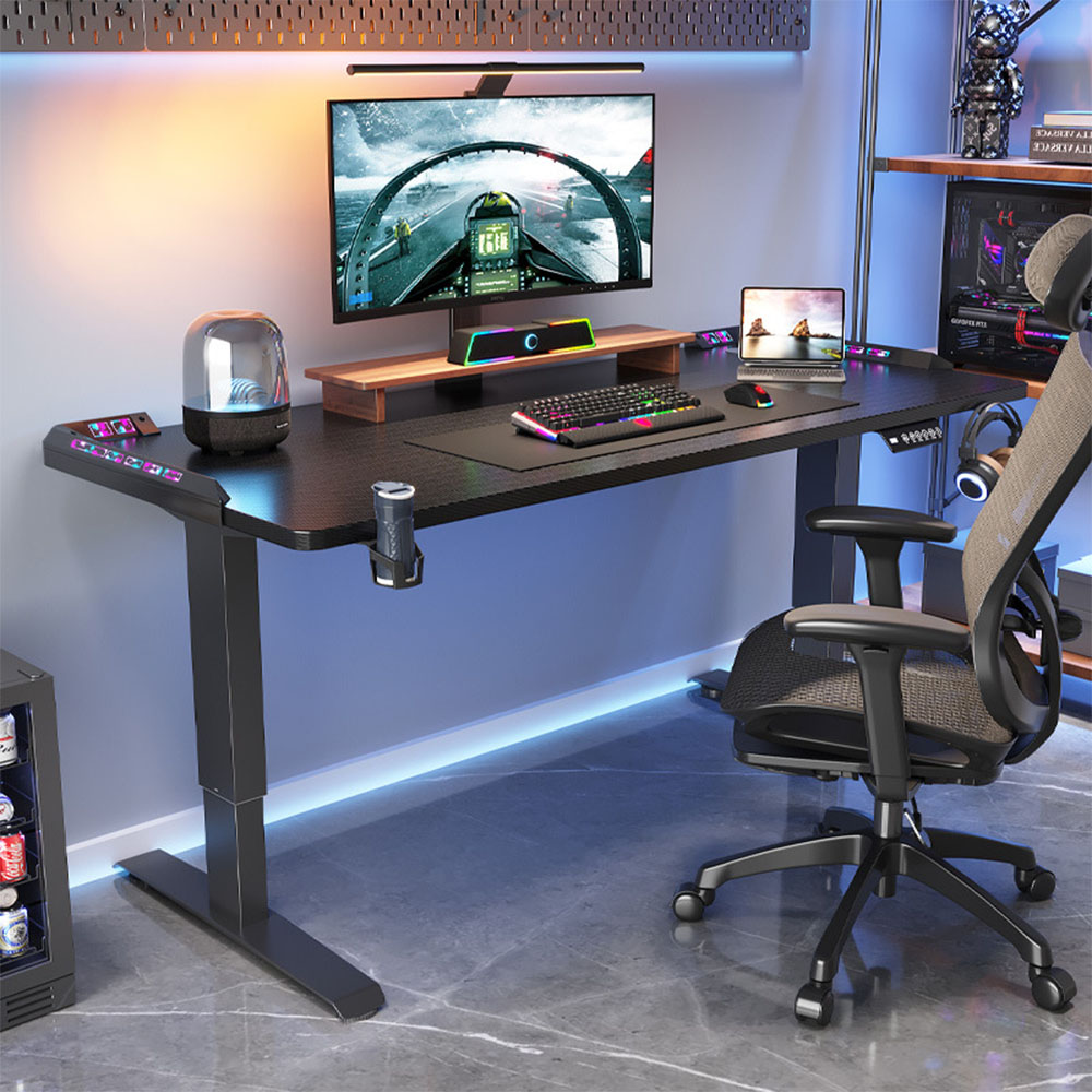 Height Adjustable Desk Motion  - đánh giá và giá Desk Setup Game