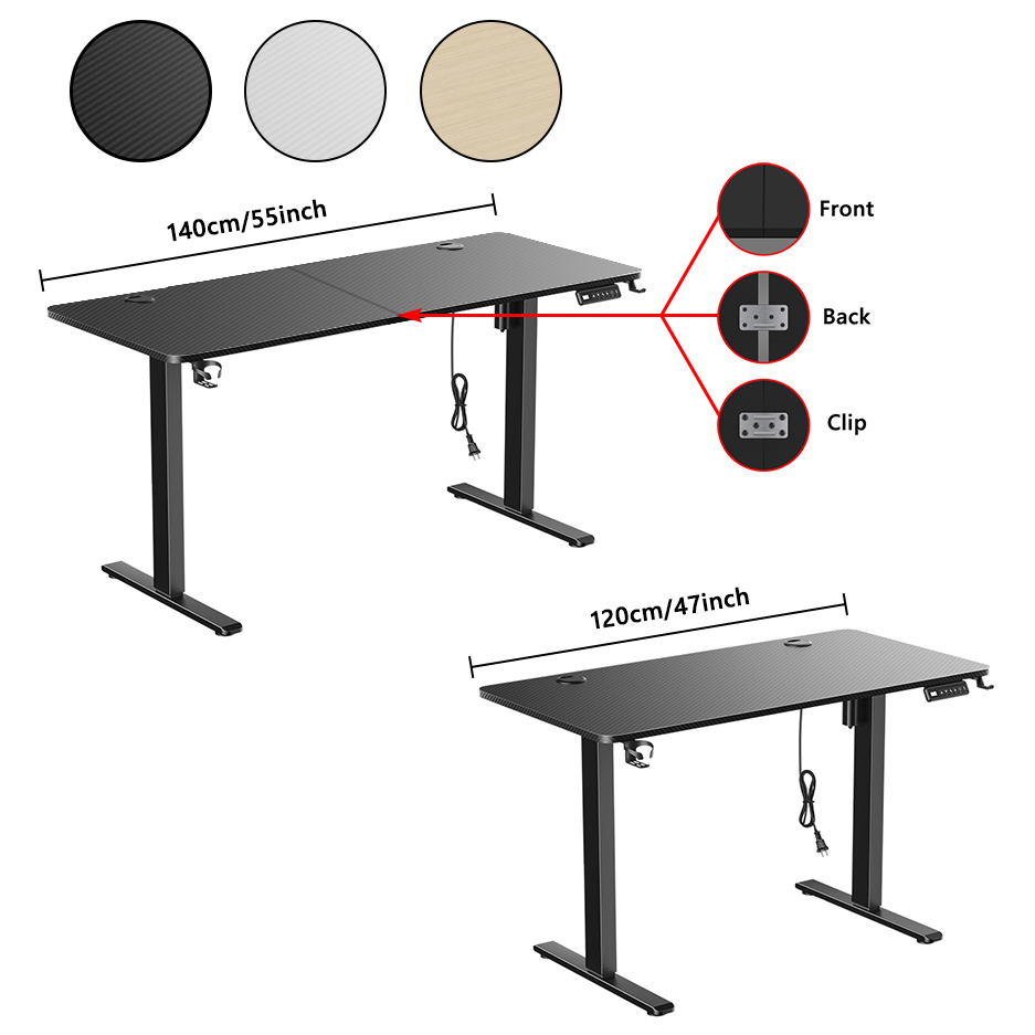 Height Adjustable Desk Motion  - đánh giá và giá Desk Setup Game