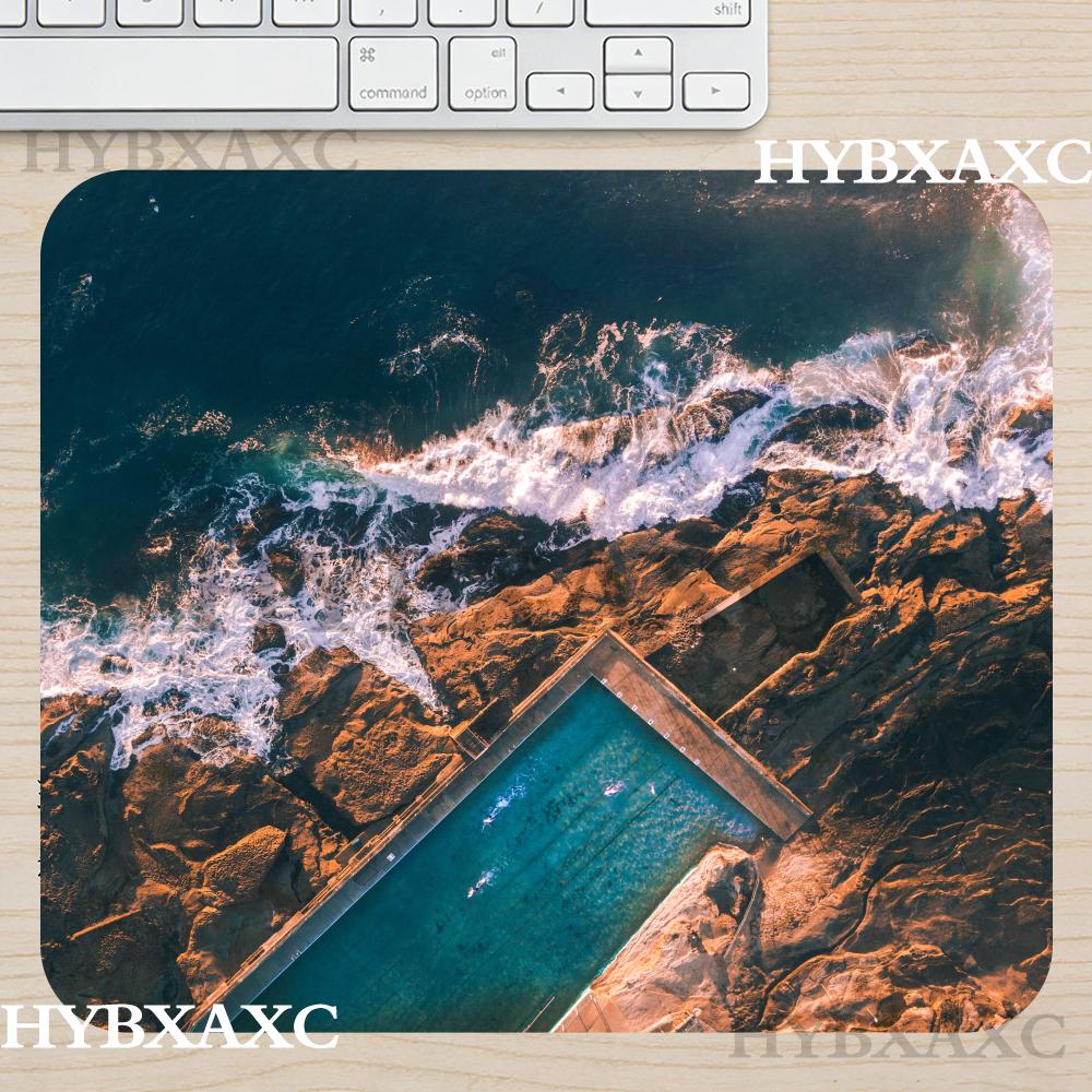 HYBXAXC MAerial Ocean Wave Mou - đánh giá và giá Desk Setup Natural
