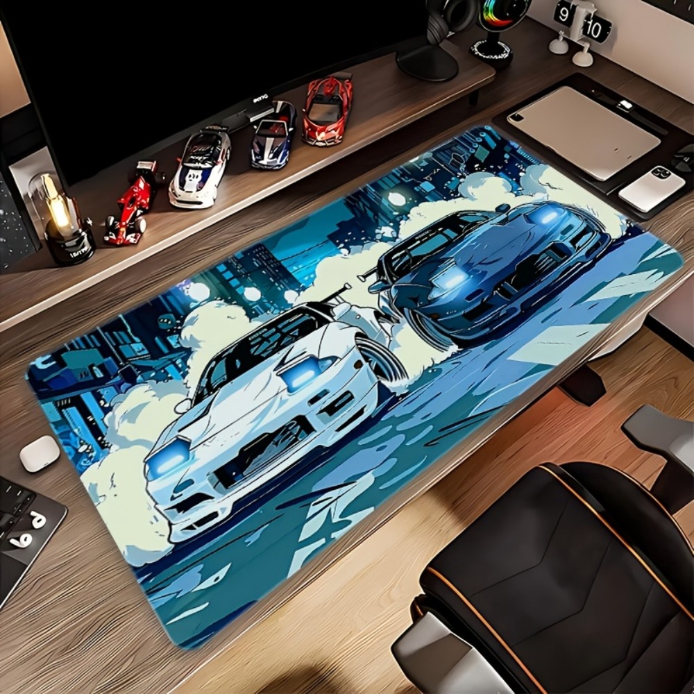Anime Style Blue White Sports  - đánh giá và giá Desk Setup Anime