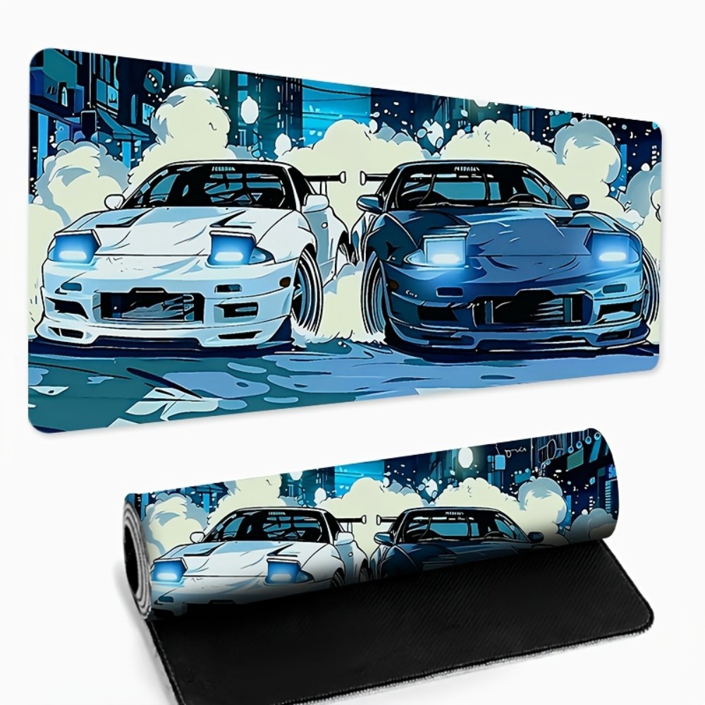 Anime Style Blue White Sports  - đánh giá và giá Desk Setup Anime