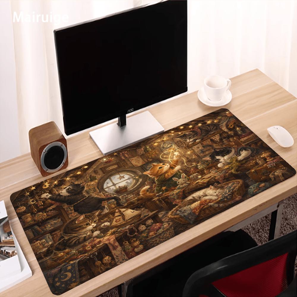 Cats Mouse Pad Anti-slip Desk  - đánh giá và giá Desk Setup For Studying