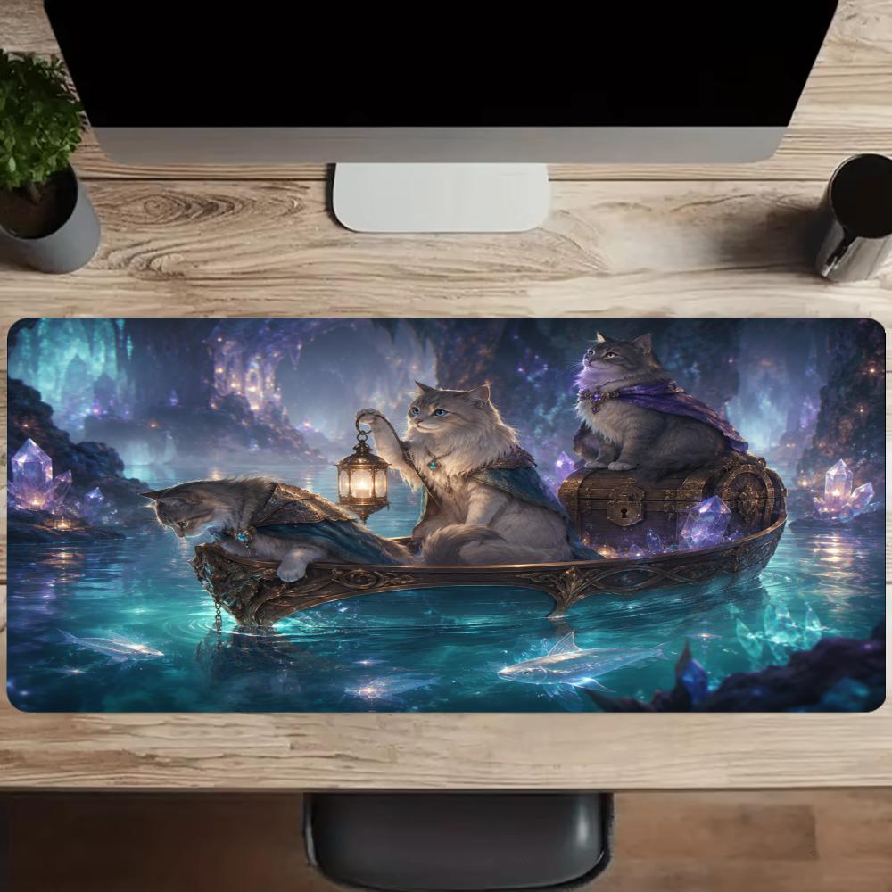 Cats Mouse Pad Anti-slip Desk  - đánh giá và giá Desk Setup For Studying