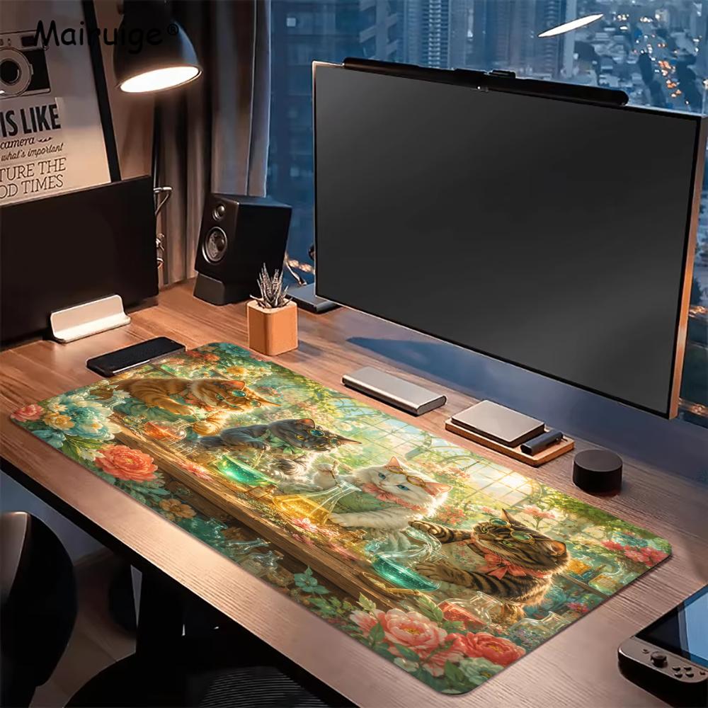 Cats Mouse Pad Anti-slip Desk  - đánh giá và giá Desk Setup For Studying