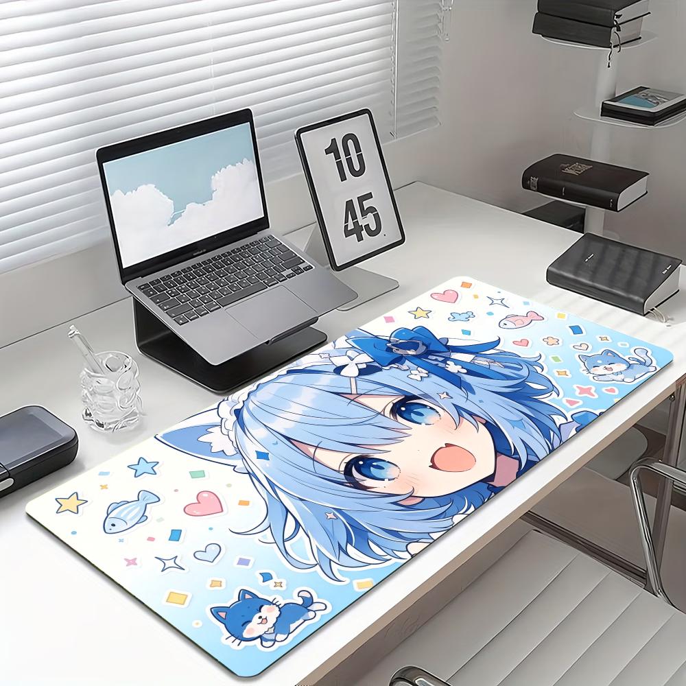 Kawaii Neko Anime Girl Large E - đánh giá và giá Desk Setup Anime