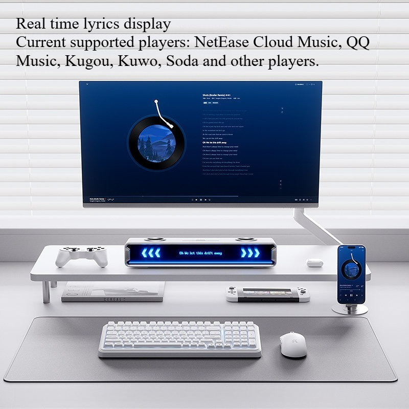 K20 GT Full Screen Subtitle Sp - đánh giá và giá Speaker Desk Setup