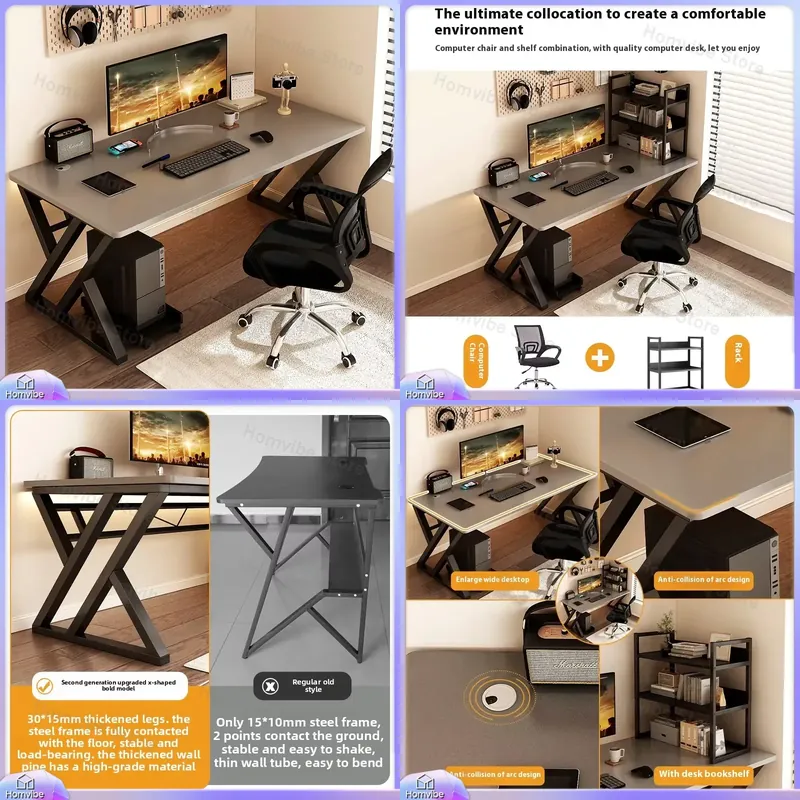 Modern Wooden Computer Desk fo - đánh giá và giá Desk Setup For Studying