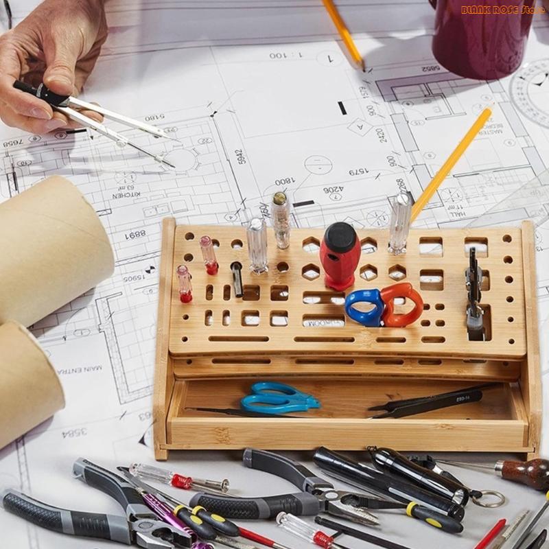 K1AE Kệ Để Đồ Bằng Gỗ Tự Nhiên - đánh giá và giá Desk Setup Natural