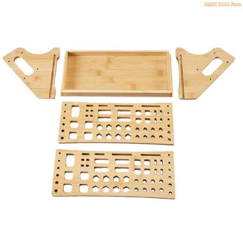 K1AE Kệ Để Đồ Bằng Gỗ Tự Nhiên - đánh giá và giá Desk Setup Natural