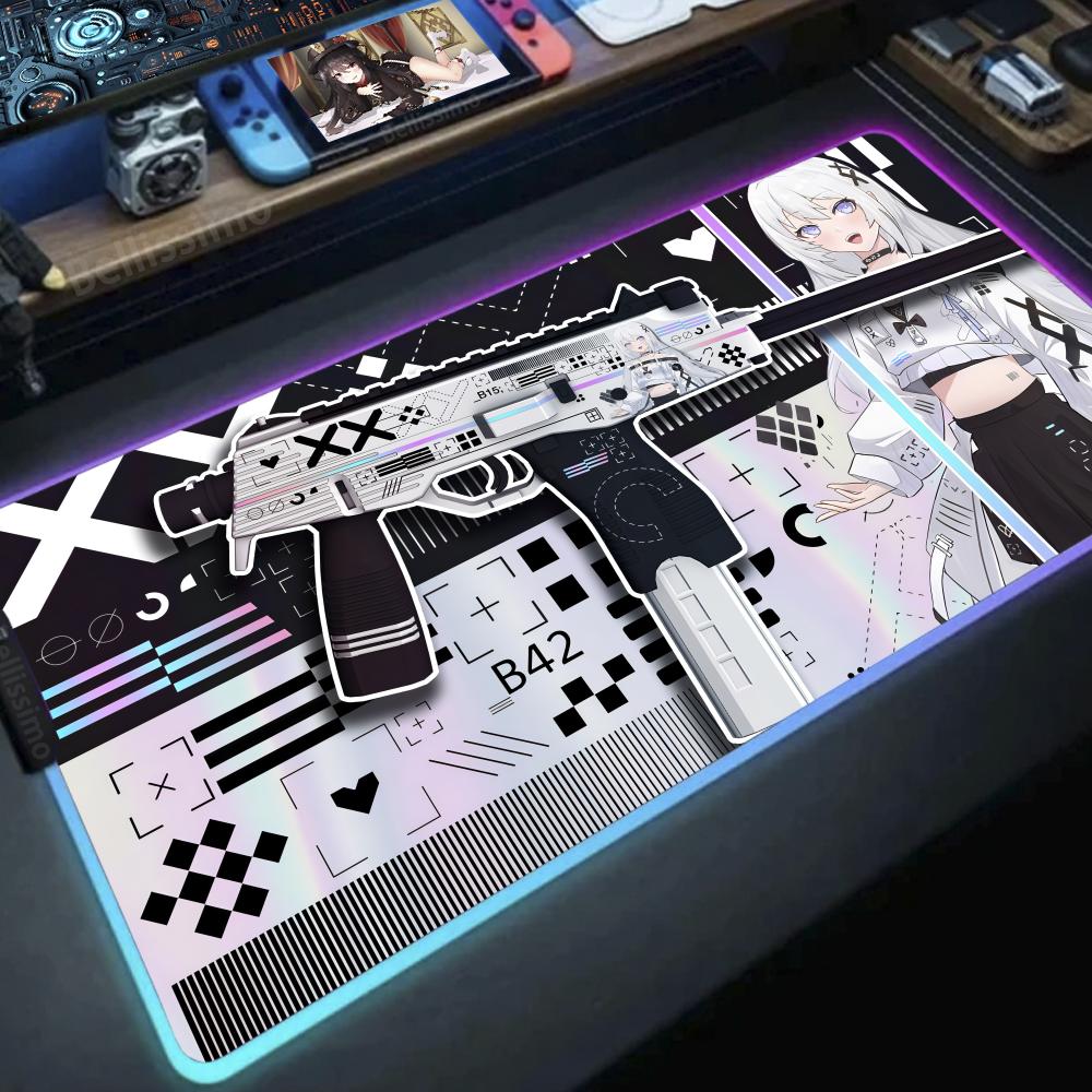 Girl with a gun Anime DIY game - đánh giá và giá Desk Setup Anime