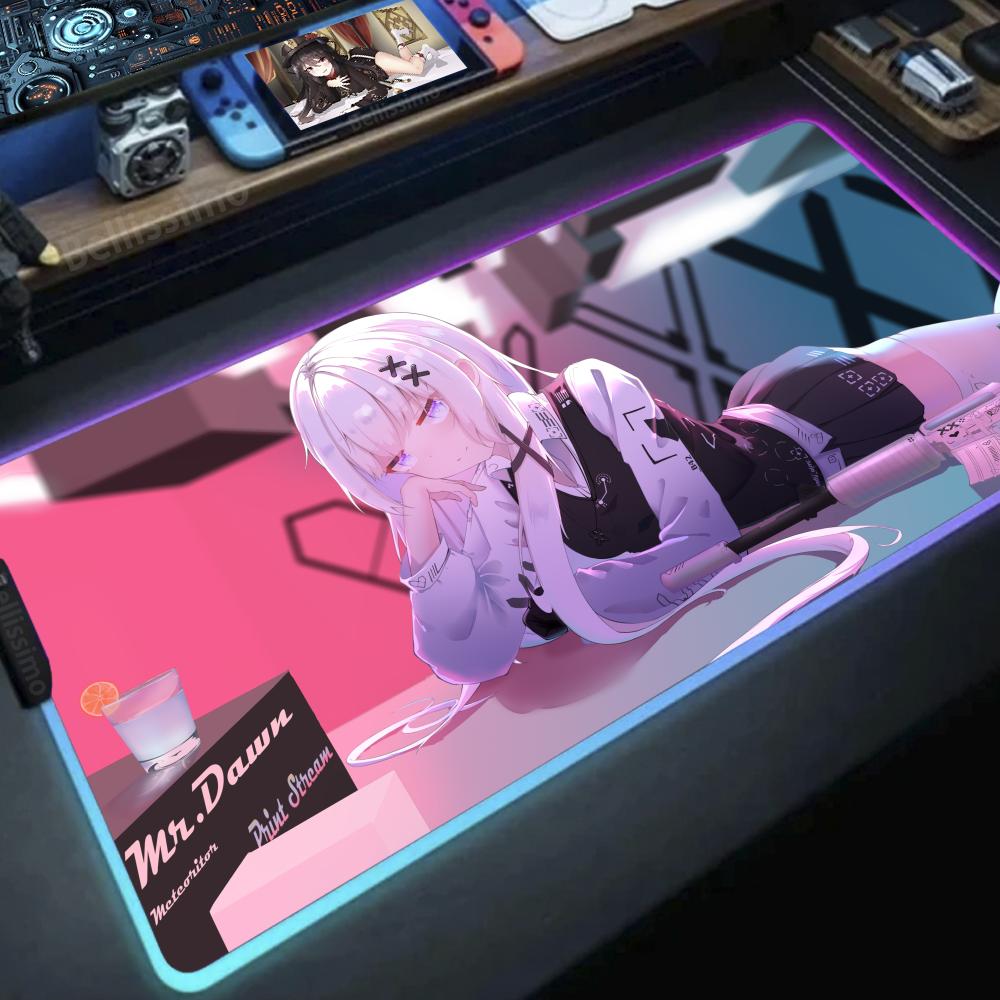 Girl with a gun Anime DIY game - đánh giá và giá Desk Setup Anime