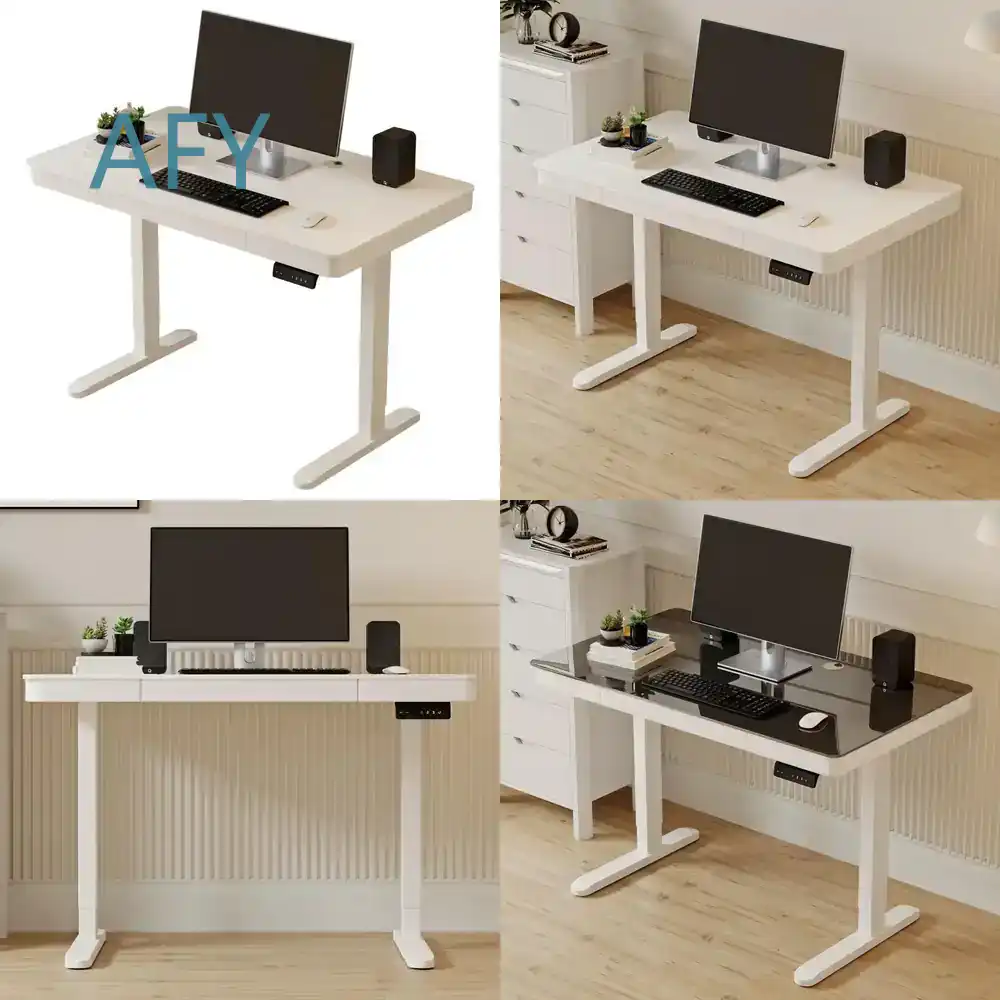 Smart Height Adjustable Electr - đánh giá và giá Desk Setup For Studying