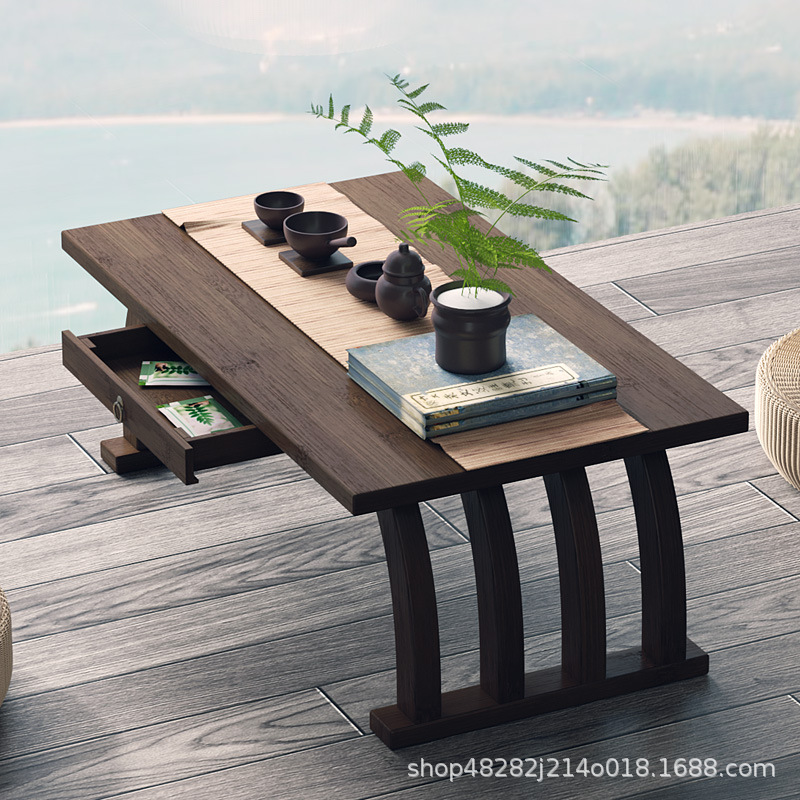Japanese-style Low Tea Table F - đánh giá và giá Desk Setup Japan