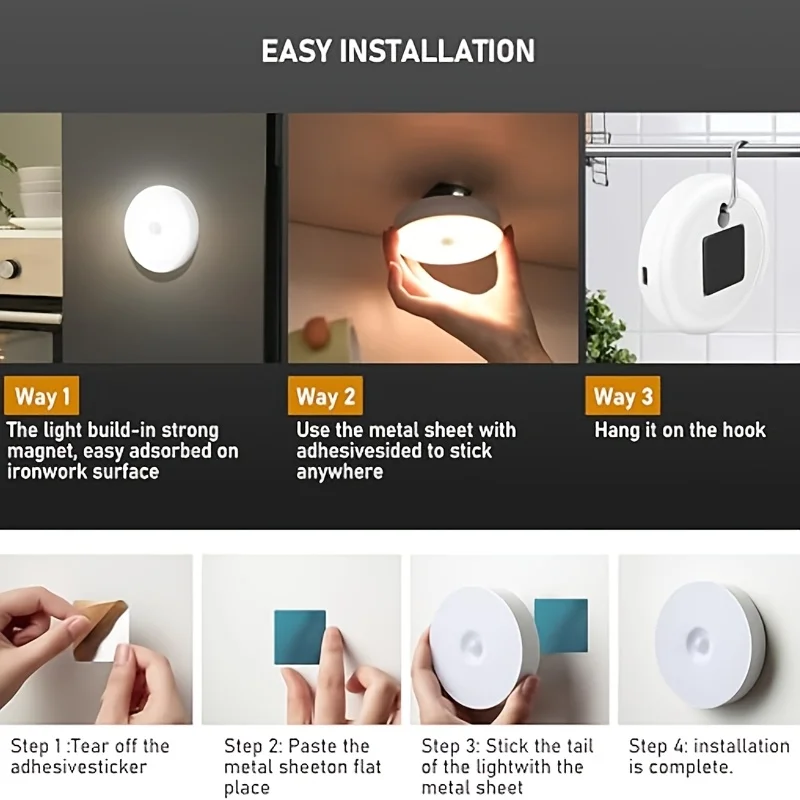 Rechargeable Motion Sensor Nig - đánh giá và giá Desk Setup White